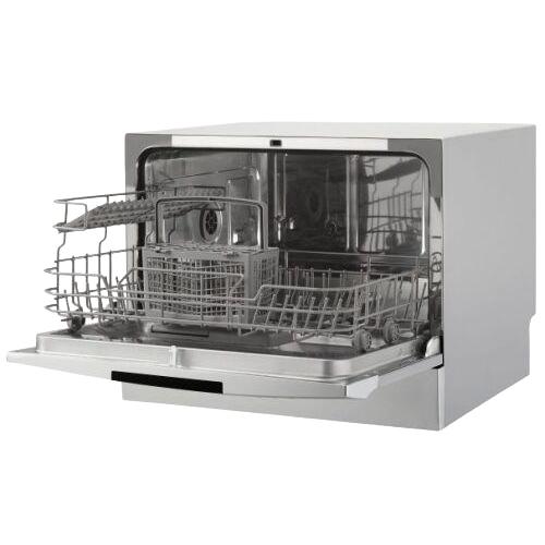 Countertop Dishwasher, 6 Place Setting, 8 Wash Cycles, SS Interior