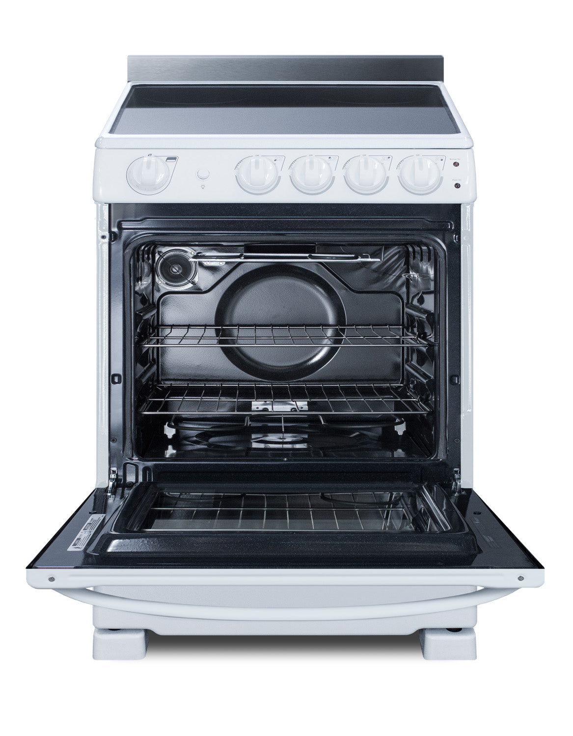 24" Wide Electric Smooth-Top Range