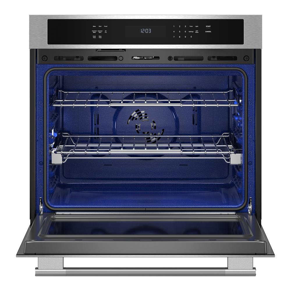 30-inch Electric Single Wall Oven with No Preheat Air Fry Mode - PrintShield™ Finish