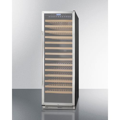 24" wide wine cellar with tinted glass door, wooden racks, and digital temperature controls from Refrigerators collection