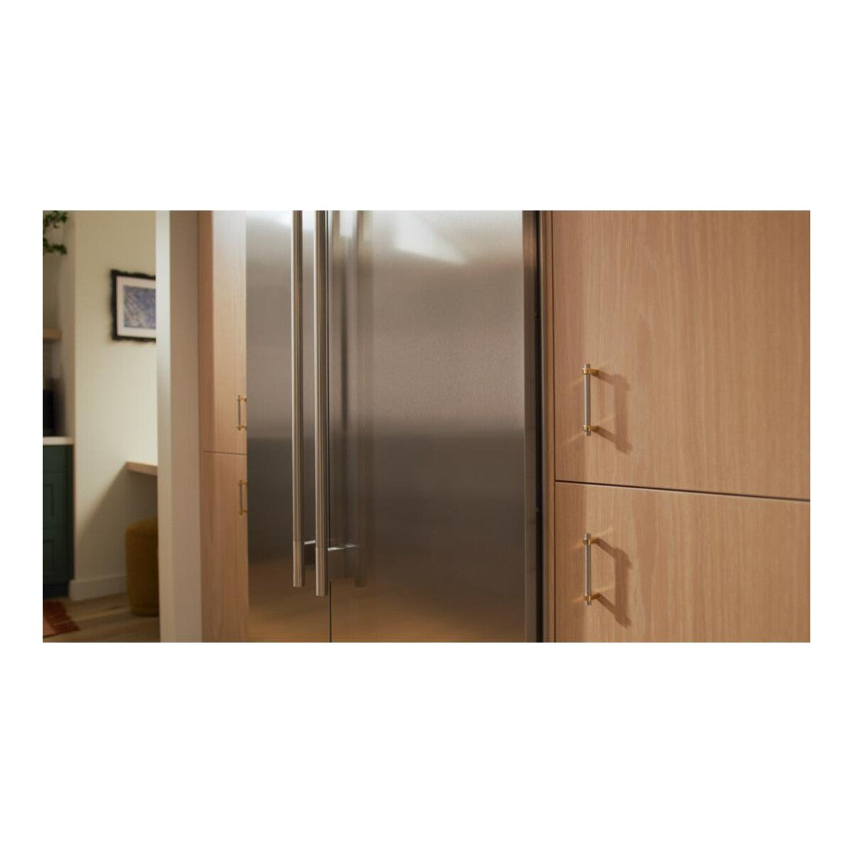 20.8 Cu. Ft. 36-Inch Built-In Side-by-Side Refrigerator with Exterior Water and Ice Dispenser with Measured Fill in PrintShield® Stainless Steel