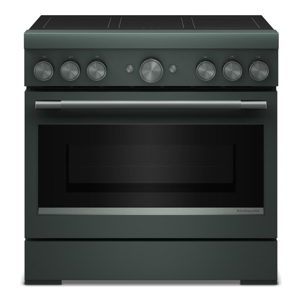 36-Inch 6-Element Induction Freestanding Commercial-Style Range with Air Fry