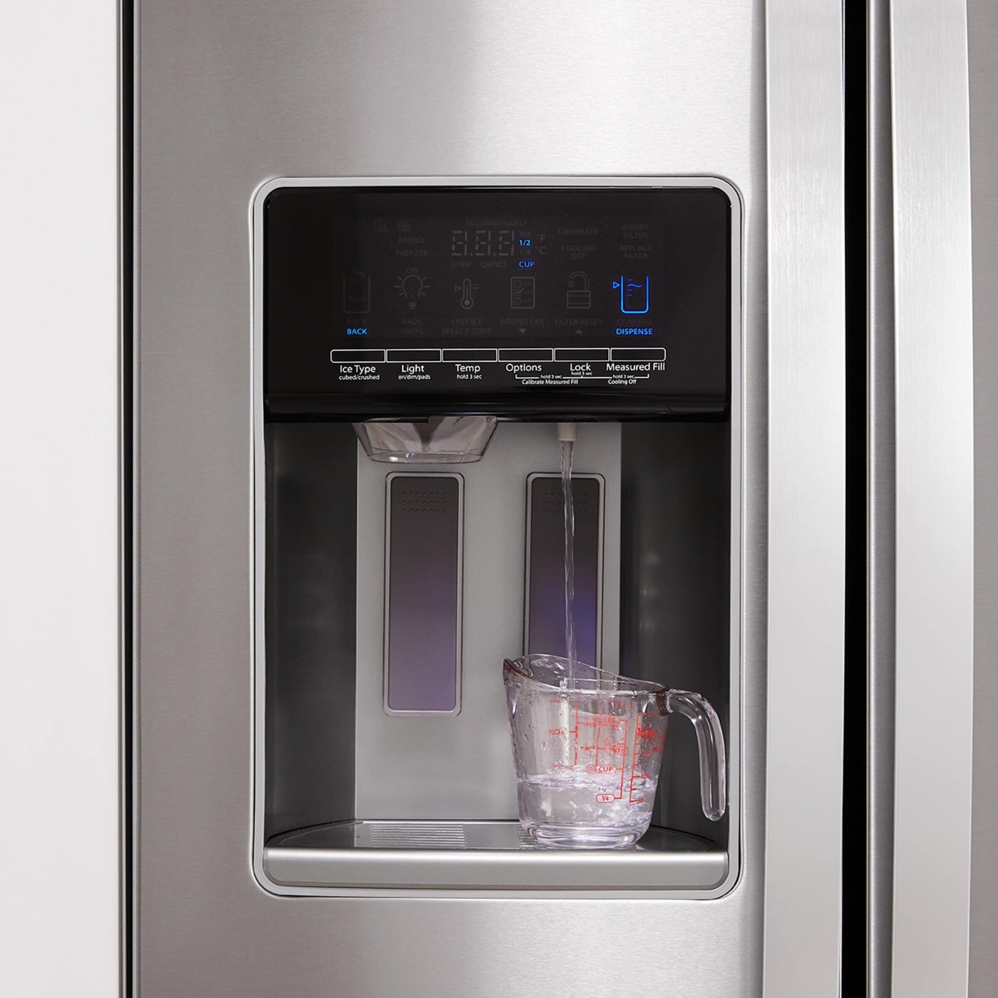 33-inch Wide Side-by-Side Refrigerator - 22 cu. ft.