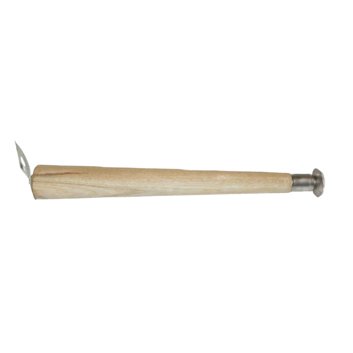 Tapered hardwood furniture leg with metal mounting hardware for home improvement in furniture accessories and hardware collections