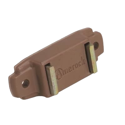 Tan magnetic 3 strike catch for cabinets and furniture hardware in home improvement and tools collections