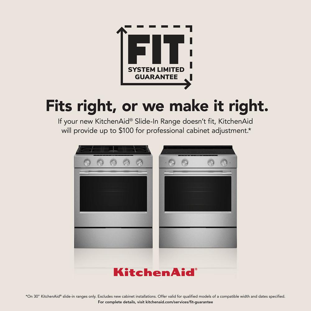 30-Inch 5 Burner Gas Convection Slide-In Range with Baking Drawer