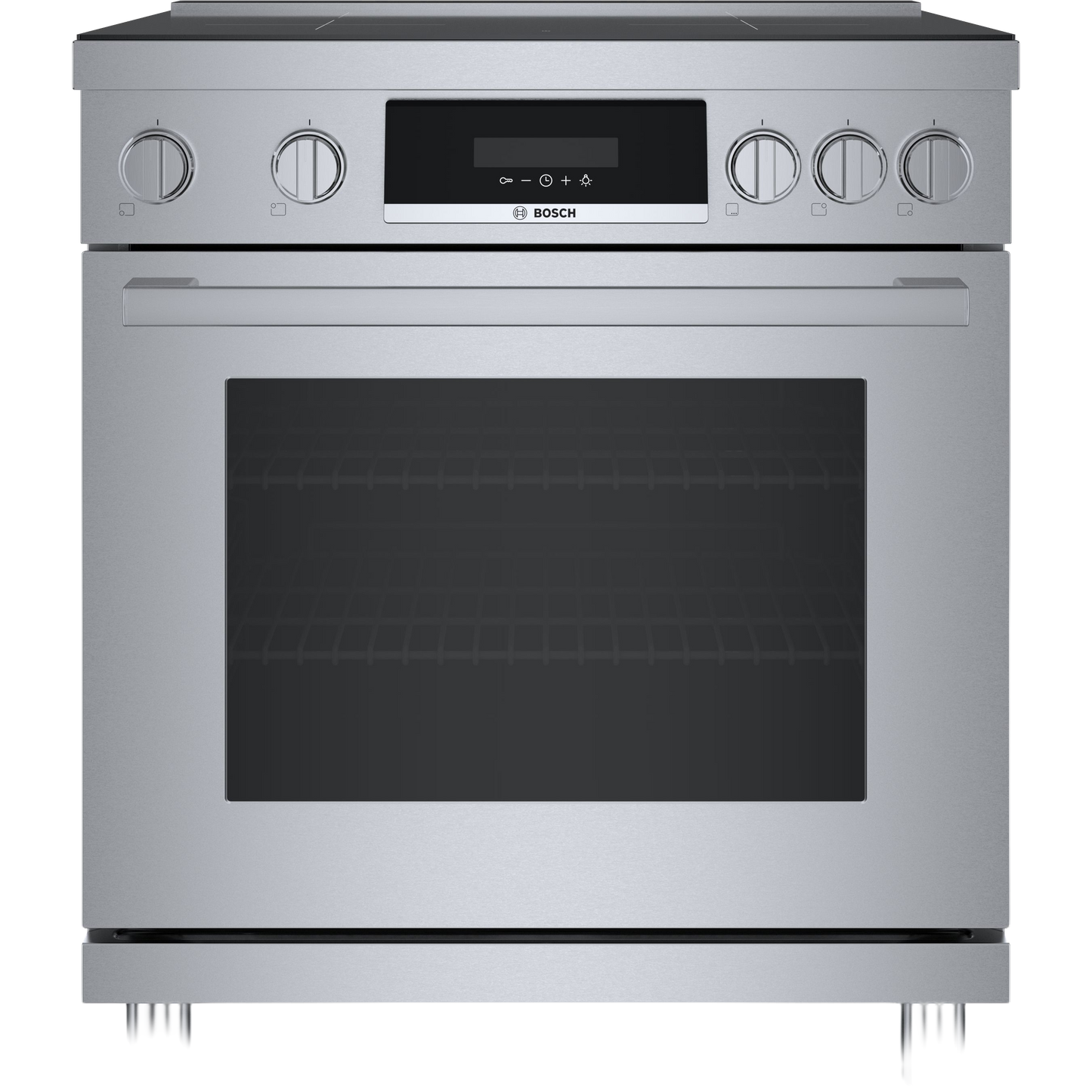 800 Series, Induction freestanding range, Stainless Steel