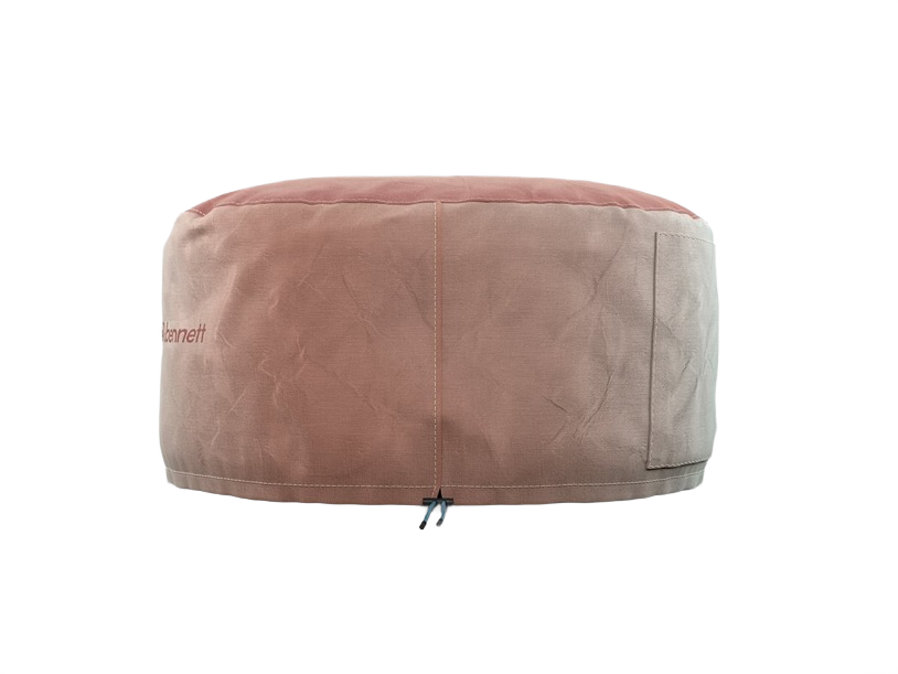 Durable fabric grill cover in muted tones designed for outdoor living and grill accessories under $100 collections