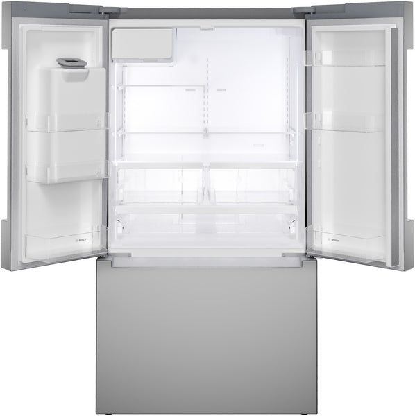 100 Series, French Door Bottom Mount Refrigerator, 36'', Stainless steel (with anti-fingerprint), Total No Frost