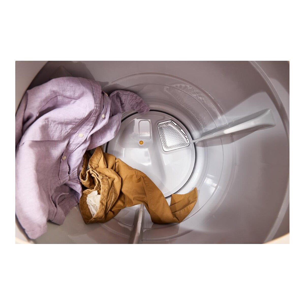 7.5 cu. ft. Smart Electric Top Load Dryer with Steam Iron and AI Dry
