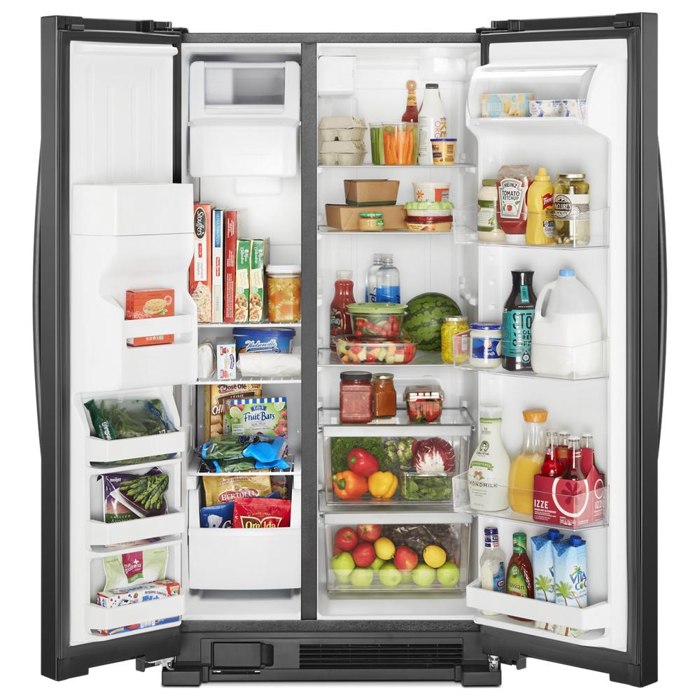 36-inch Wide Side-by-Side Refrigerator - 25 cu. ft.