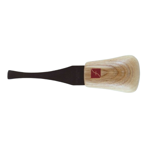 Wood carving gouge with ergonomic light wood handle and curved metal blade for detailed woodworking projects under $50 collection