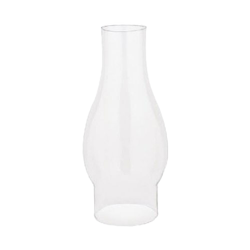 Clear glass lamp chimney with tapered shape for lamps and lighting fixtures in Home Decor and Electrical collections