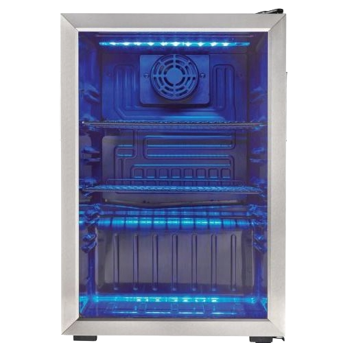 2.6 CuFt. Beverage Center,Tempered Glass Door,Free Standing Application