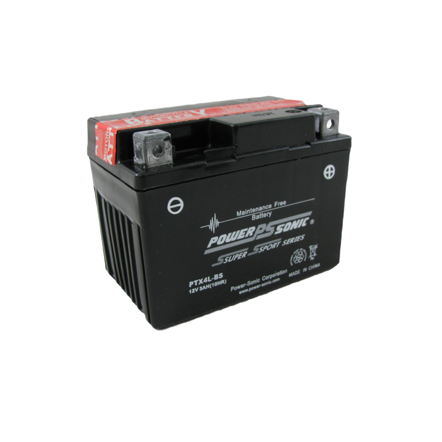 Compact black AGM battery with customer-activated acid pack, ideal for power tools and portable power accessories collections