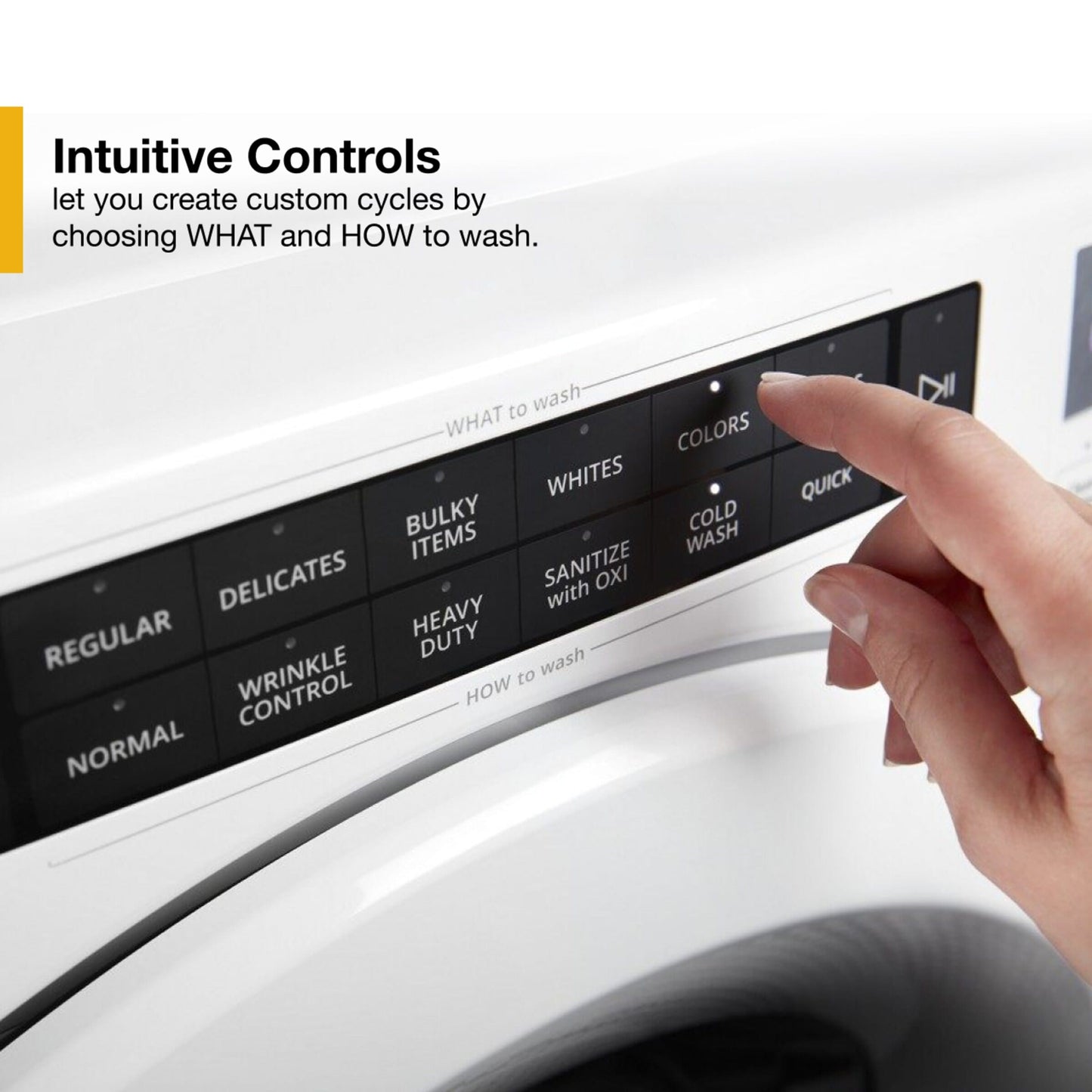4.3 cu. ft. Closet-Depth Front Load Washer with Intuitive Controls