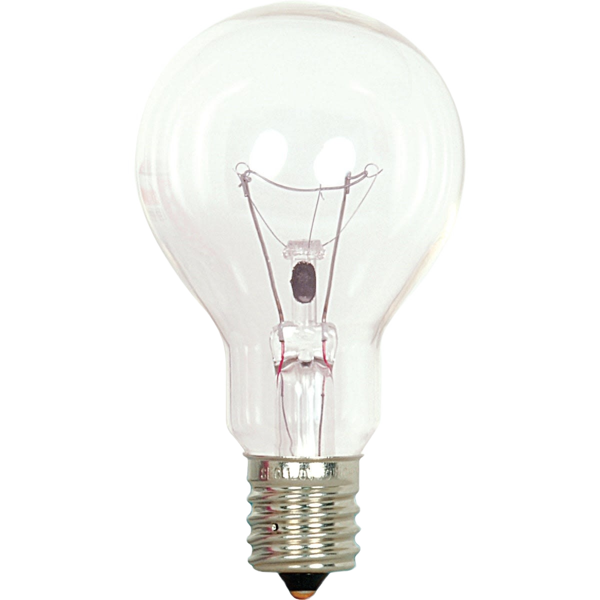 Clear 40 watt A15 incandescent light bulb with intermediate base for ceiling fan lighting in electrical and home improvement collections