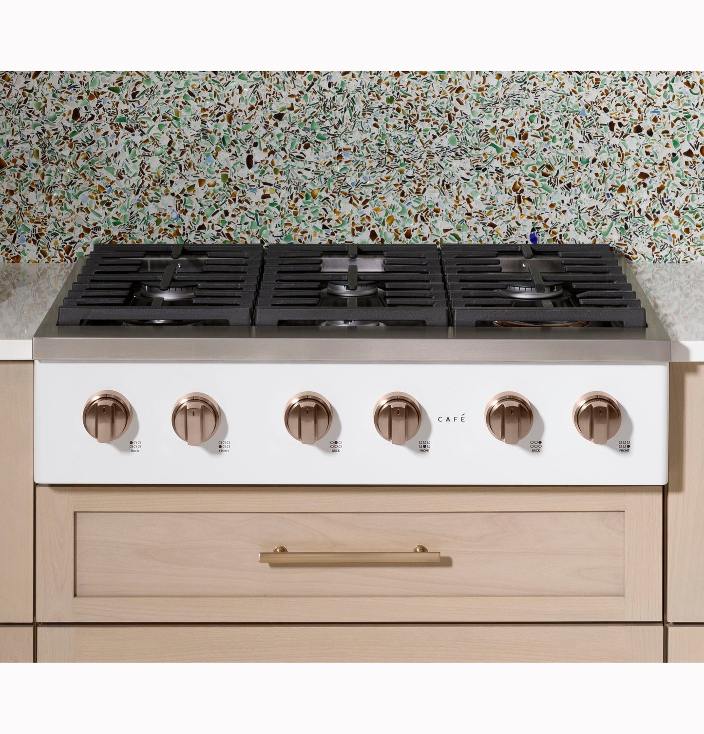 CAFÉ™ 36" Commercial-Style Gas Rangetop with 6 Burners (Natural Gas)