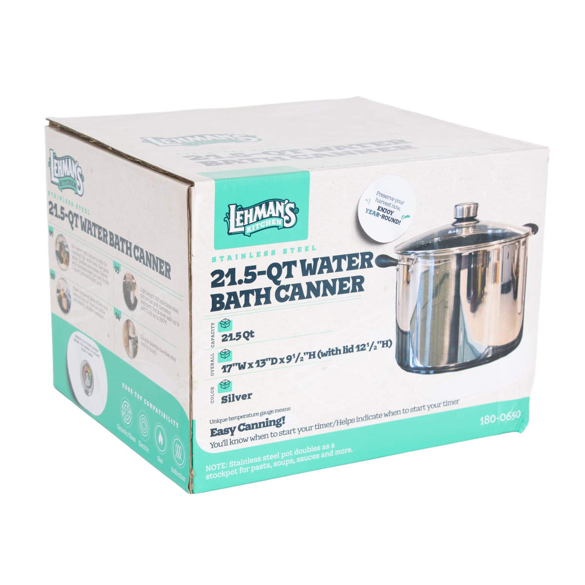 21.5-Qt Water Bath Canner