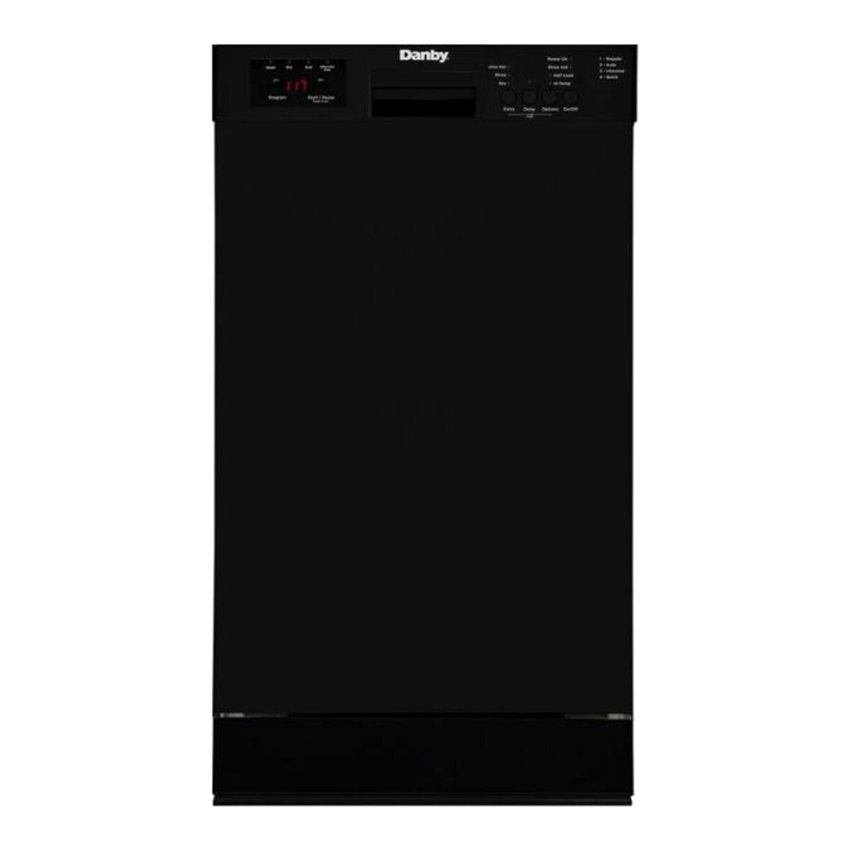 Danby 18" Wide Built-in Dishwasher in Black - DDW18D1EB