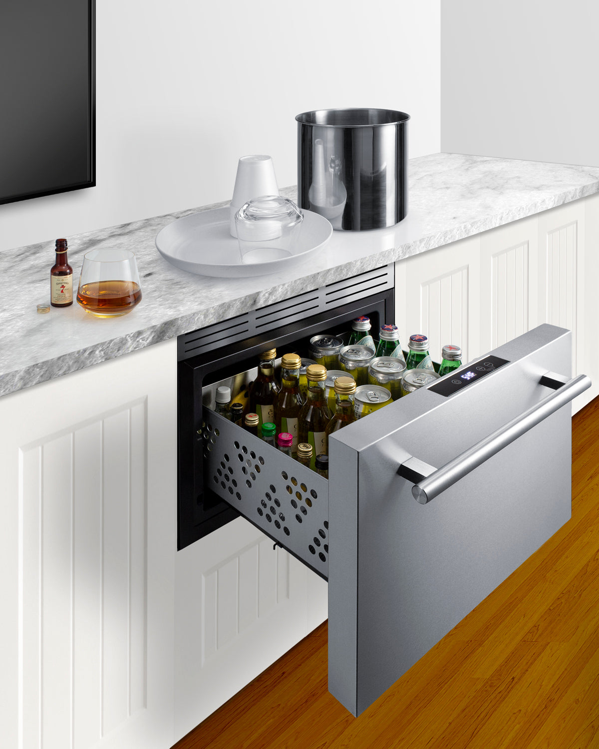 18" Wide Built-In Wine/Beverage Cooler Drawer