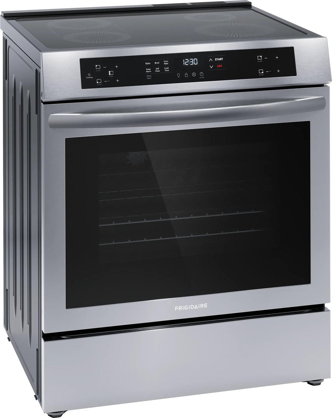 30" Front Control Induction Range with Convection Bake