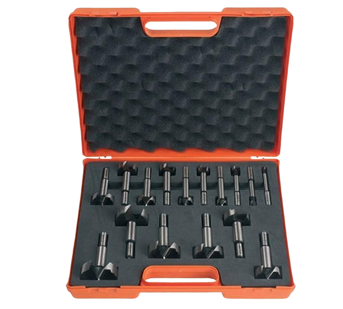 CMT Orange Tools 16-Pc Forstner Bit Set 3/8" Shank, Rh