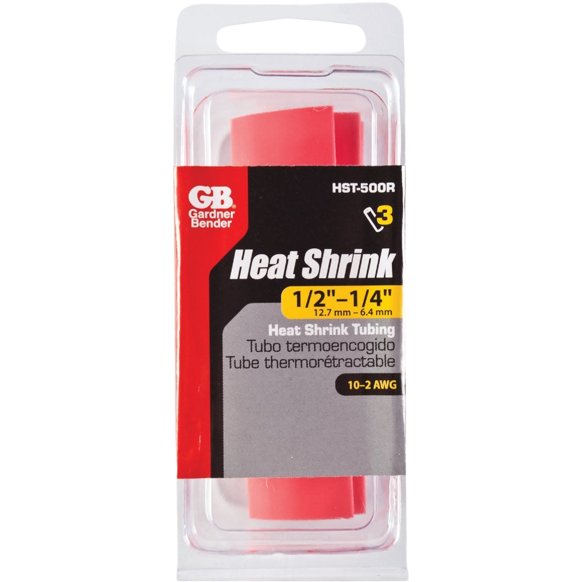 Gardner Bender red heat shrink tubing in clear packaging for electrical and home improvement under $50 collections
