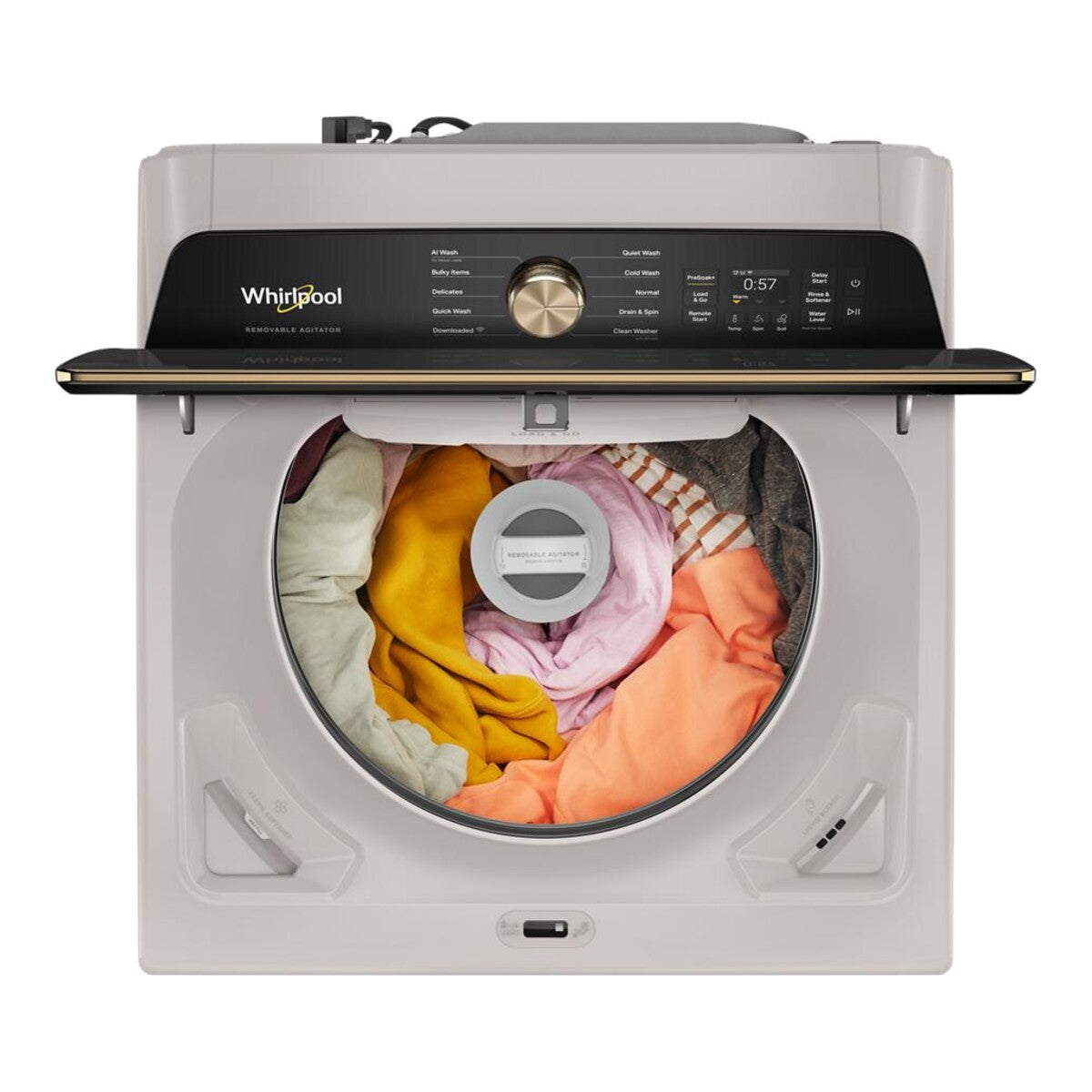 5.2 - 5.3 cu. ft. Smart Top Load Washer with the Removable Agitator
