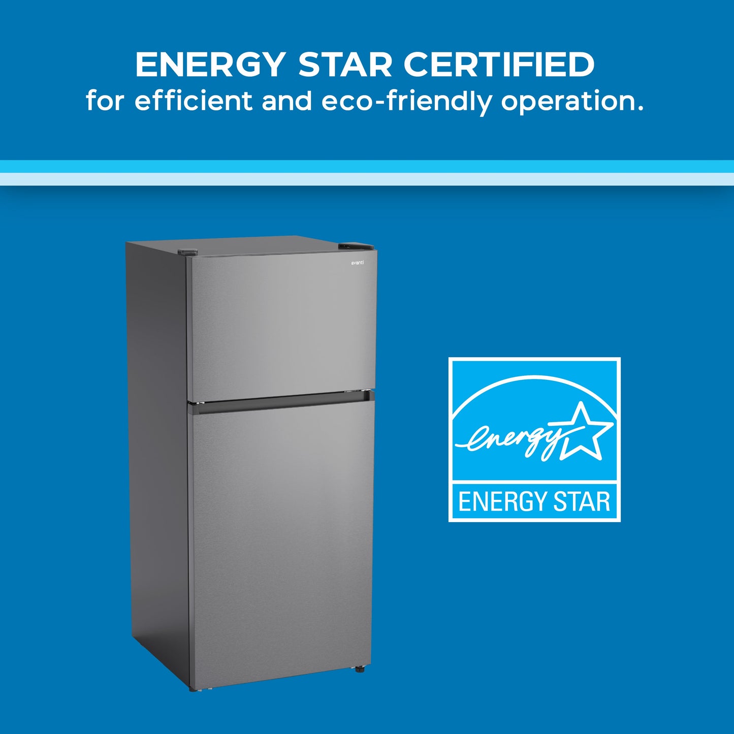 Avanti Frost-Free Apartment Size Garage Ready Refrigerator, 18.0 cu. ft. - White