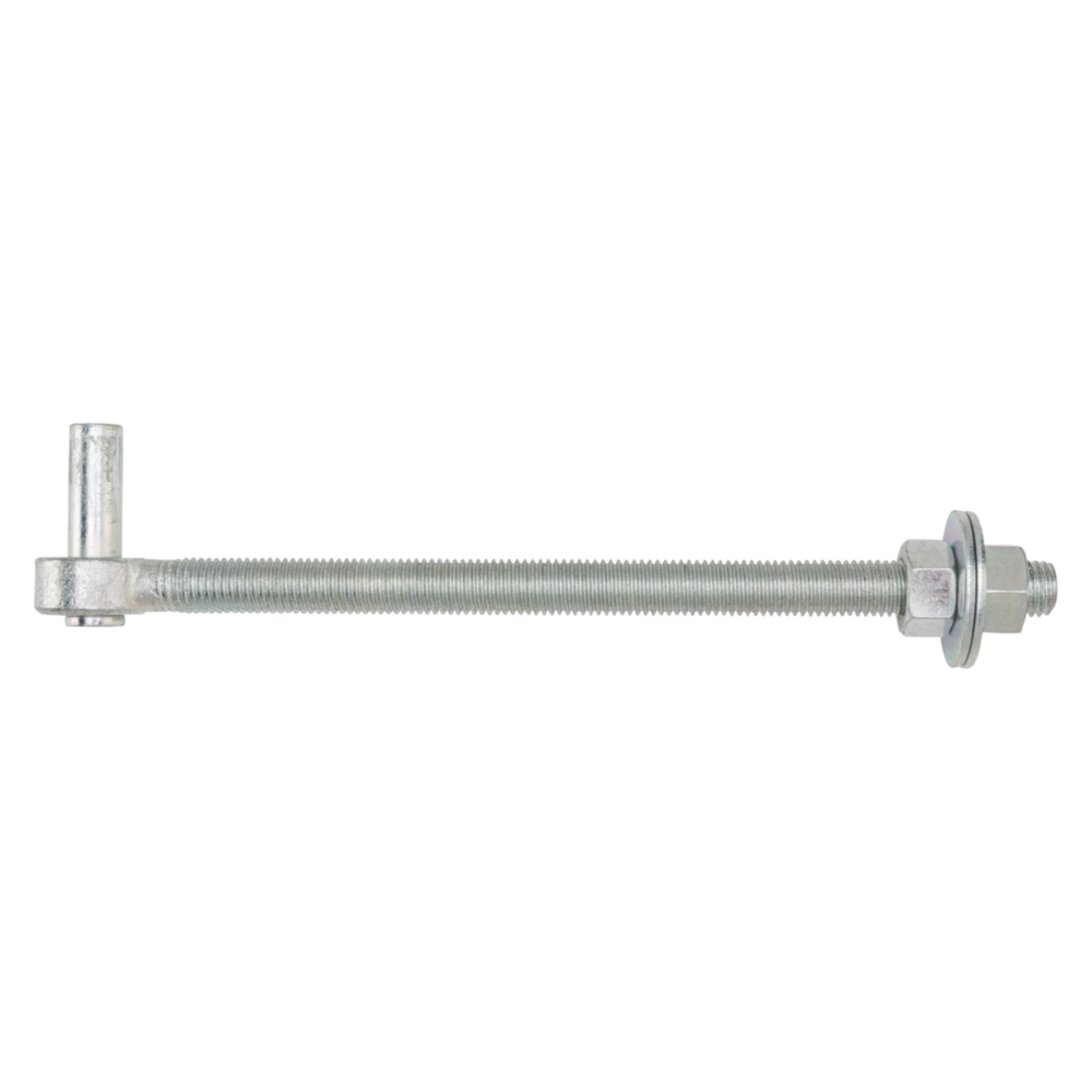 Adjustable zinc bolt hook with hex nut and washer for door and gate hardware in home improvement under $50 collection