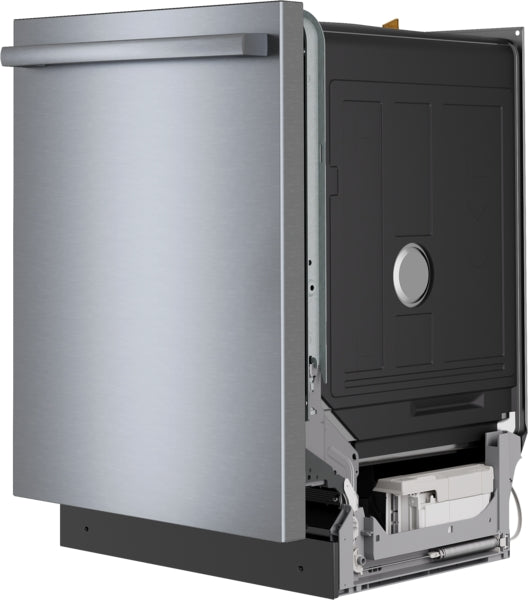 Modern 24-inch stainless steel dishwasher with anti-fingerprint finish designed for kitchen and appliance collections