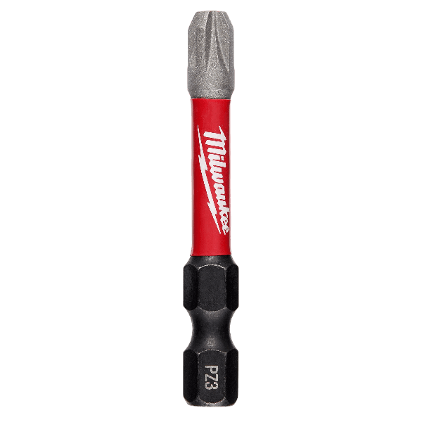 2-inch metal impact Pozidriv bit with red and black shaft for power tool accessories under $50 collections