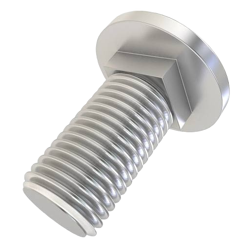 Silver round head square neck bolt for John Deere parts in nuts, bolts, and washers under $50 collection
