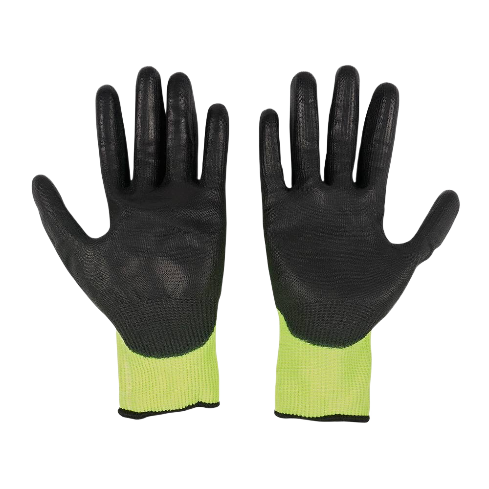 Milwaukee High Visibility Cut Level 3 Polyurethane Dipped - XL