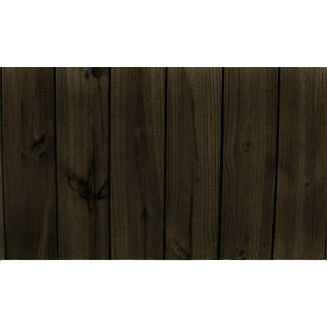 Dark mission brown stained wooden planks showcasing exterior stain and sealer finish for home improvement projects