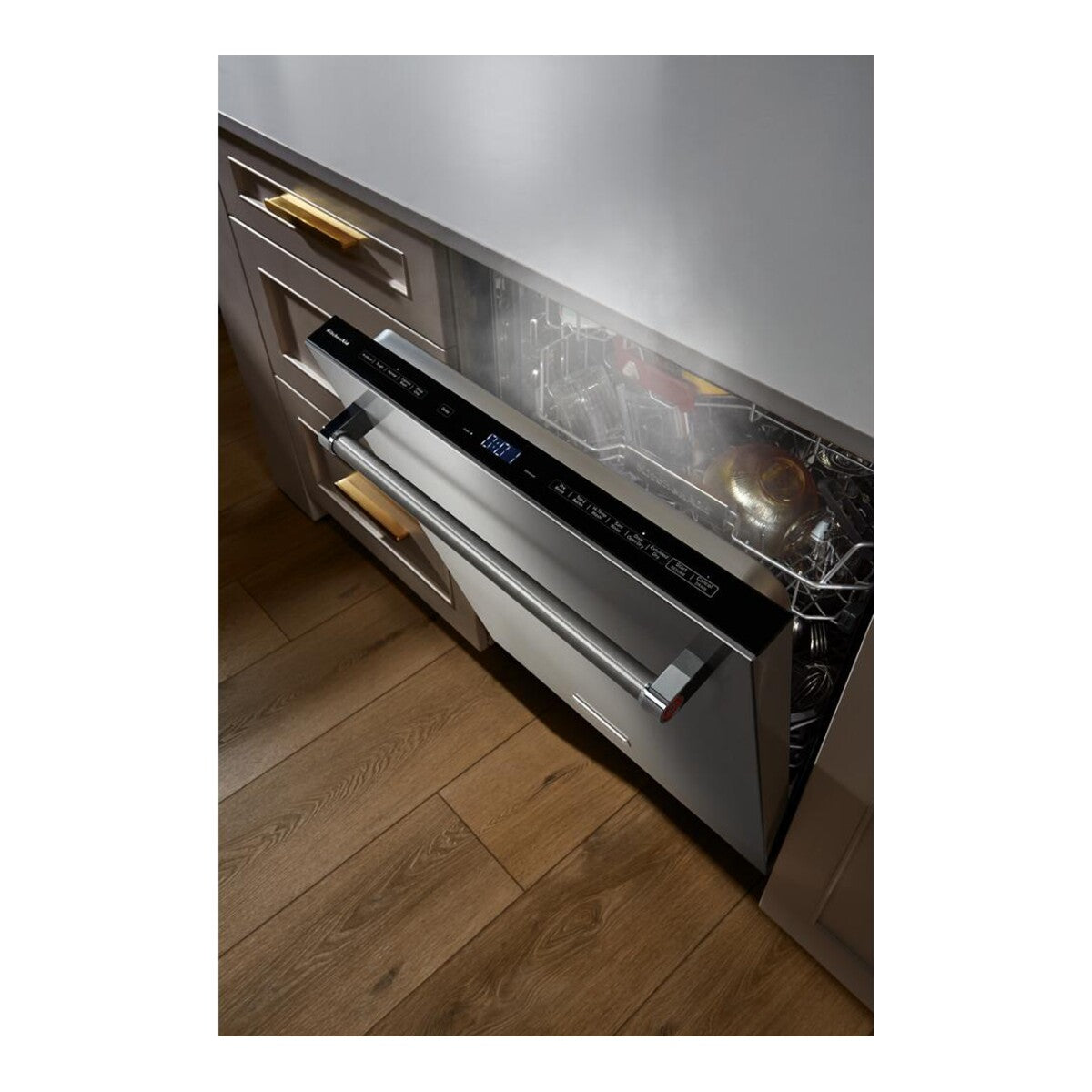 KitchenAid® 39 dBA PrintShield™ Finish Flush-to-Cabinet Dishwasher with FreeFlex™ Fit Third Level Rack