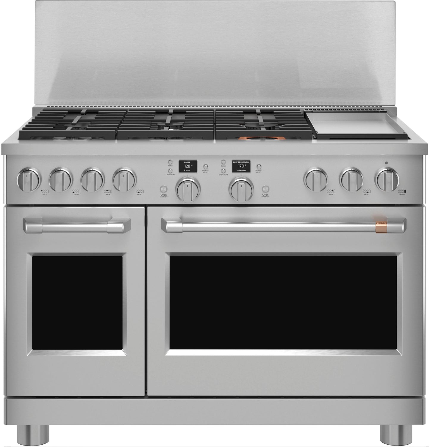 CAFÉ™ 48" Smart Dual-Fuel Commercial-Style Range with 6 Burners and Griddle (Natural Gas)