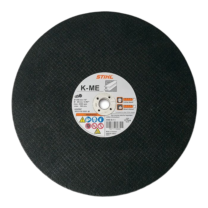 General purpose abrasive wheel with textured surface for metal cutting in power tool and saw accessory collections