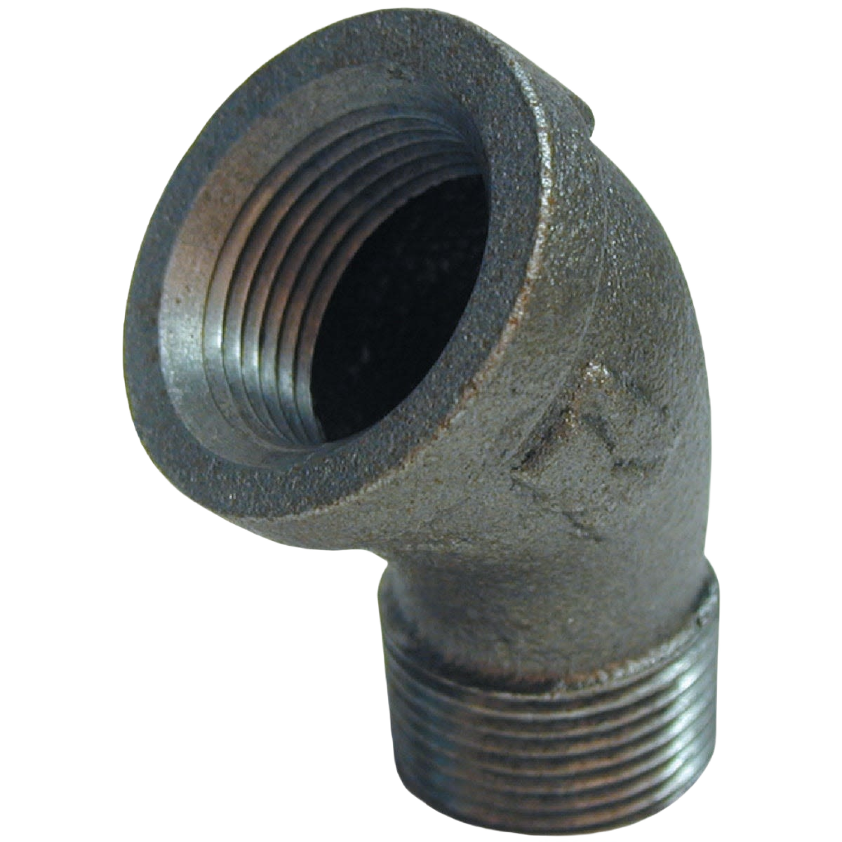 45-degree malleable black iron plumbing elbow fitting with threaded ends, under $50 in pipes and fittings collection