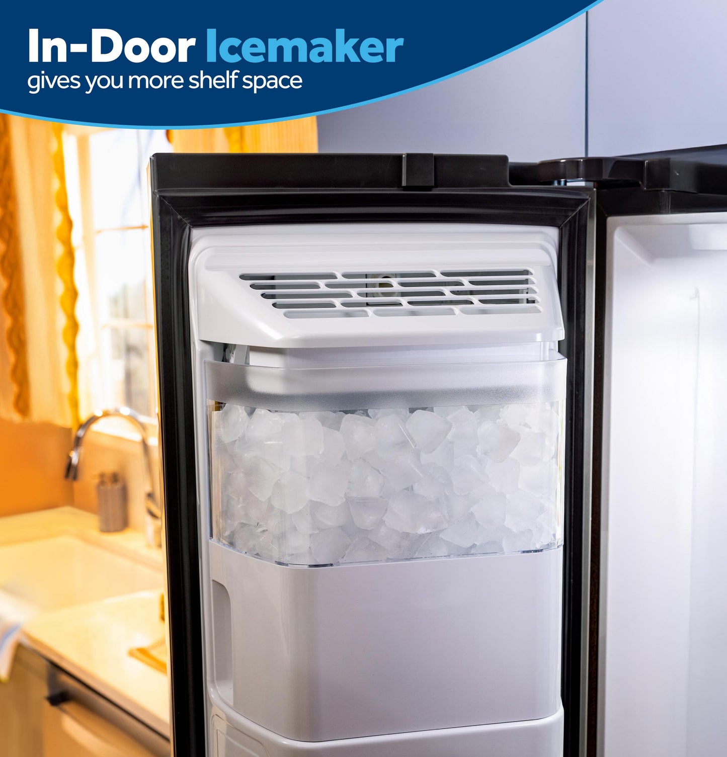 GE® 27.9 Cu. Ft. Side-By-Side Refrigerator with Extra Tall Dispenser and In-Door Icemaker