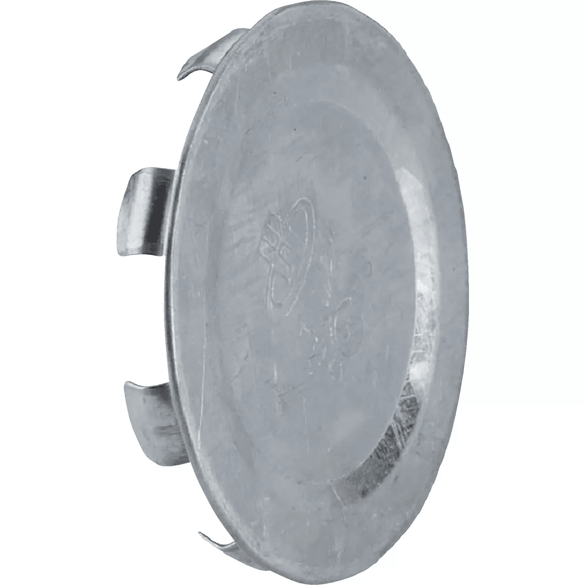 Durable steel knockout seal used for covering exposed holes in metal electrical boxes in home improvement collections