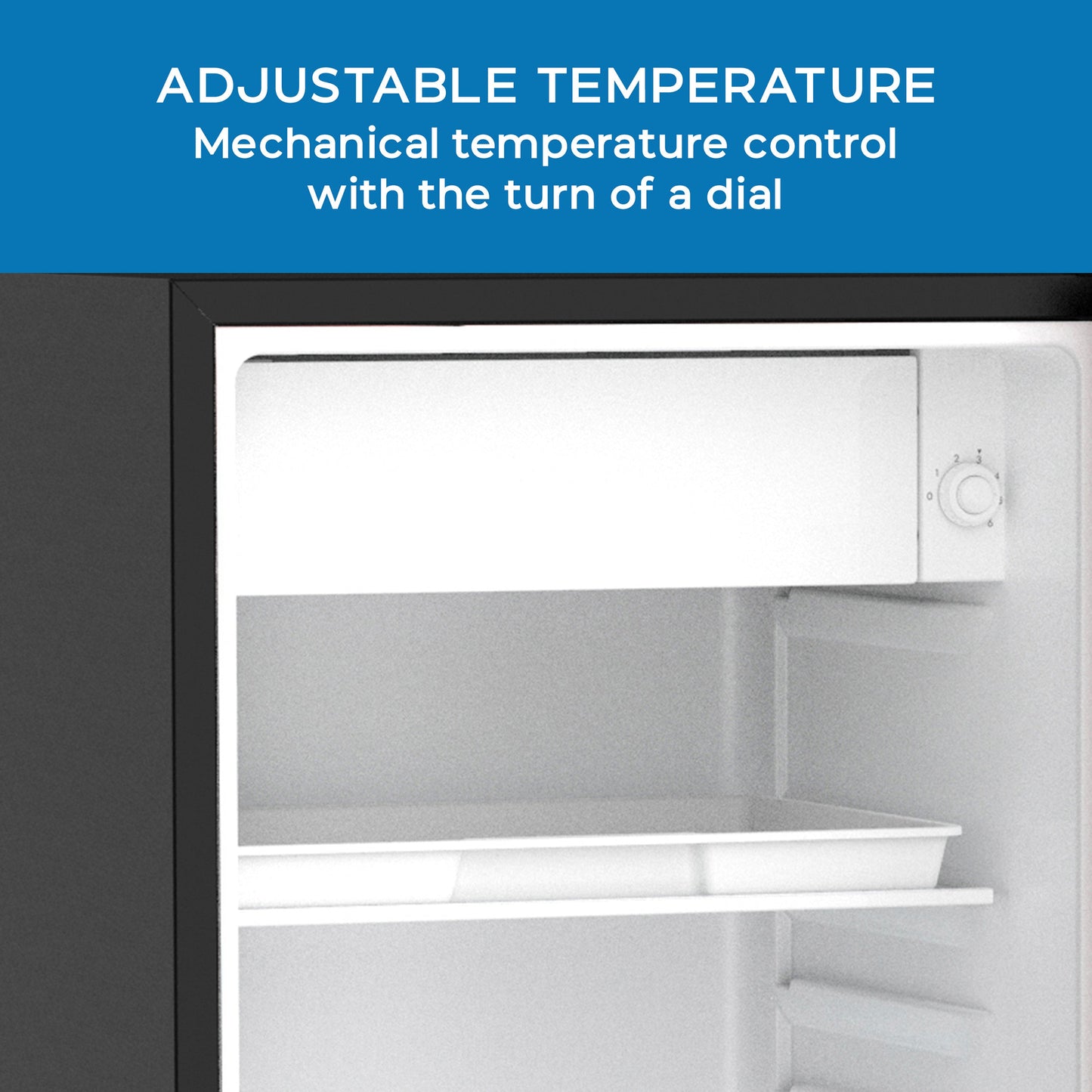 Avanti 3.0 Cu. Ft. Retro Compact Refrigerator - Black