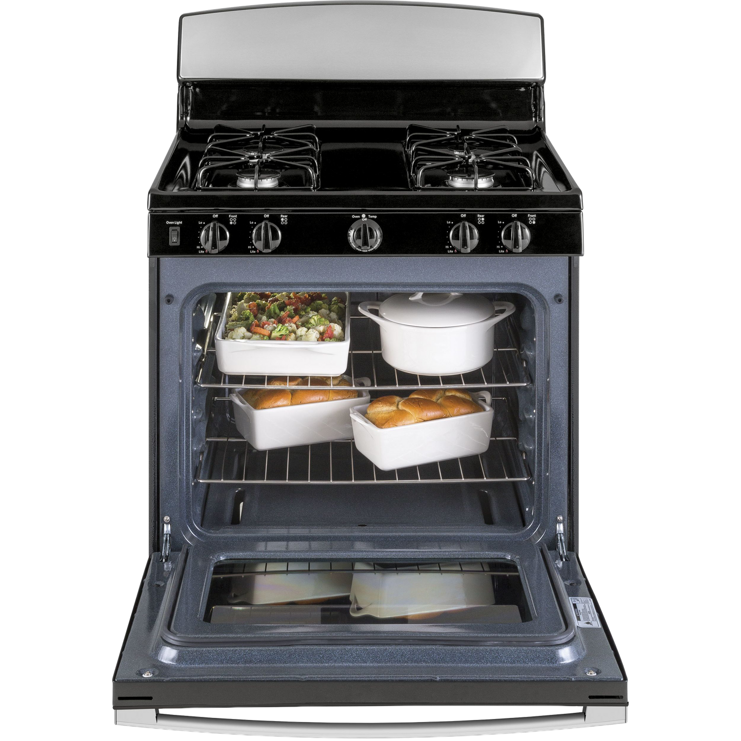 GE® 30" Free-Standing Gas Range