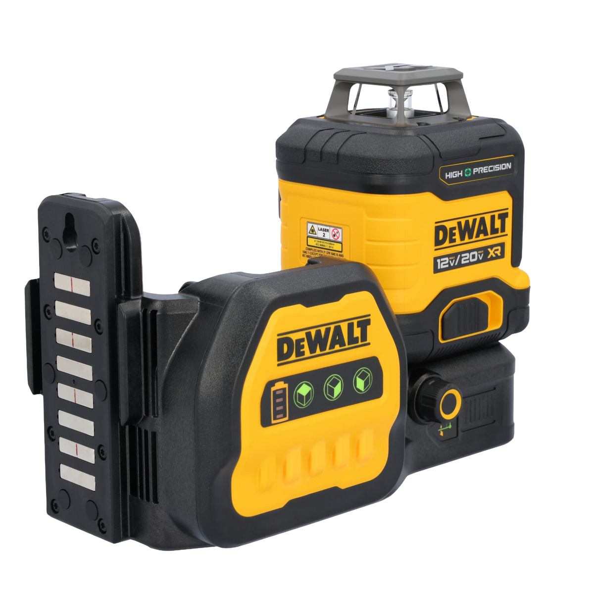 DEWALT 20V MAX* XR® 3 x 360° High Precision Green Laser