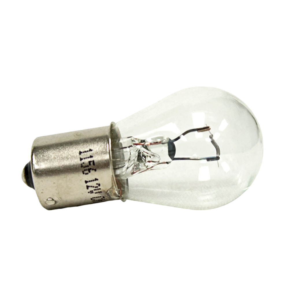 Clear halogen headlight bulb with metal base for John Deere parts and lubricants under $50 in home improvement tools collections