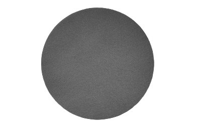 Single 150mm abrasive disc in gray for power tools used in home improvement and surface finishing tasks