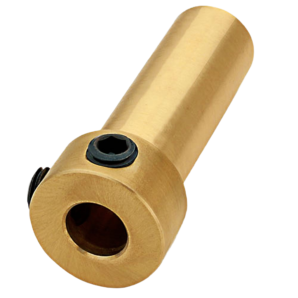 Solid marine grade brass collet adapter designed for woodworking tools in affordable Crown Tools collections under $50