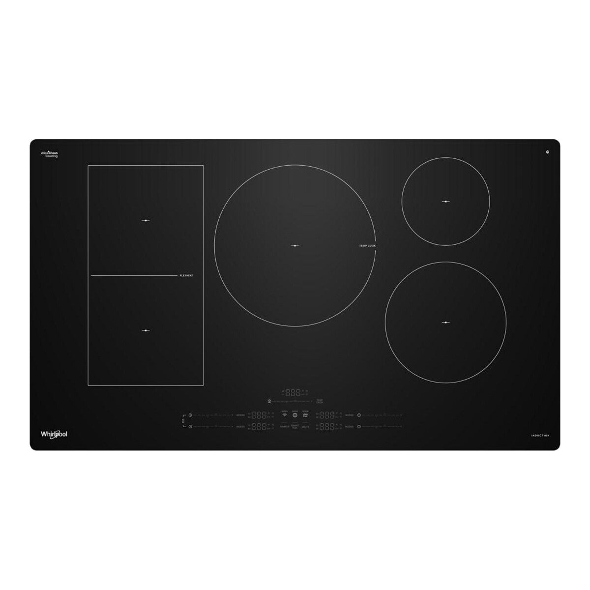 36" Intelligent Induction Cooktop with Temp Cook™ Technology and WipeClean™ Coating