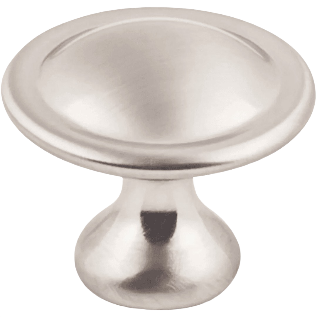 Hardware Resources Kasa Mushroom Knob Satin Nickel 10-Pack